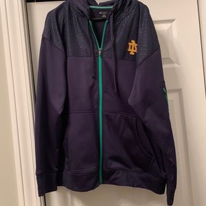 Notre damn zip up hoodie